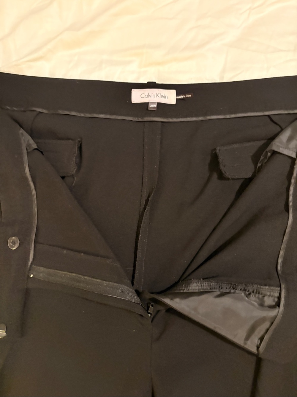 Calvin Klein women's Black Dress Pants - Sleek Formal Trousers